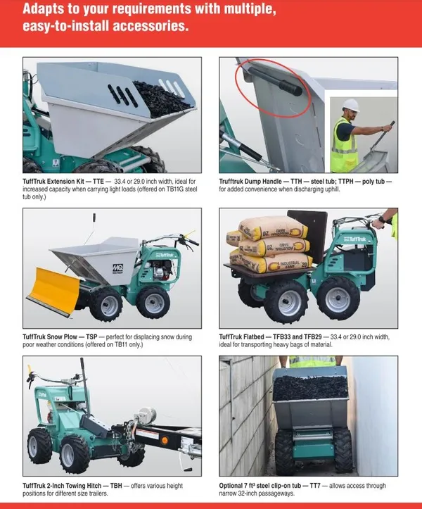 Whiteman TB12 Tuff-Truk Electric Dumper Buggy